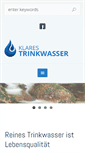 Mobile Screenshot of klarestrinkwasser.com